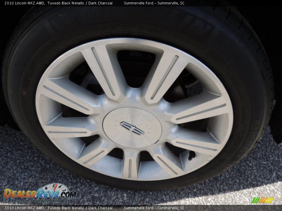 2010 Lincoln MKZ AWD Tuxedo Black Metallic / Dark Charcoal Photo #18