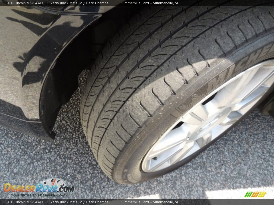 2010 Lincoln MKZ AWD Tuxedo Black Metallic / Dark Charcoal Photo #19