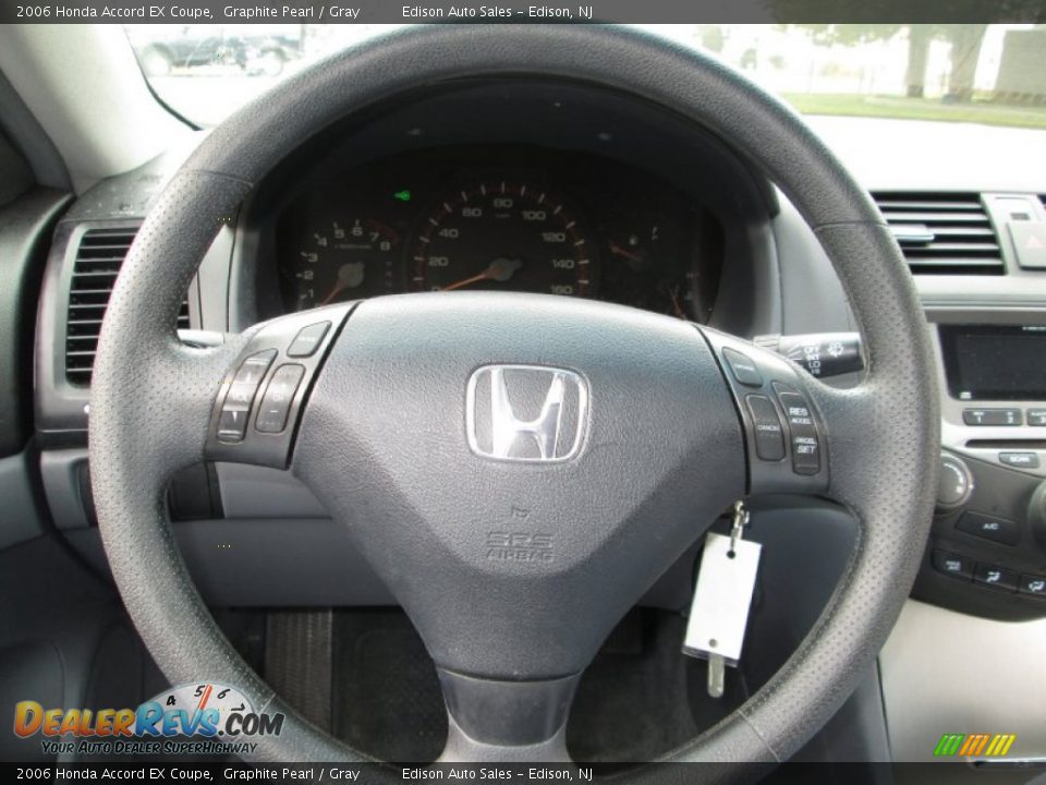 2006 Honda Accord EX Coupe Steering Wheel Photo #21