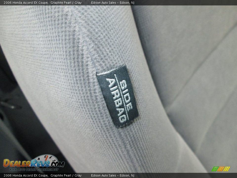 2006 Honda Accord EX Coupe Graphite Pearl / Gray Photo #23
