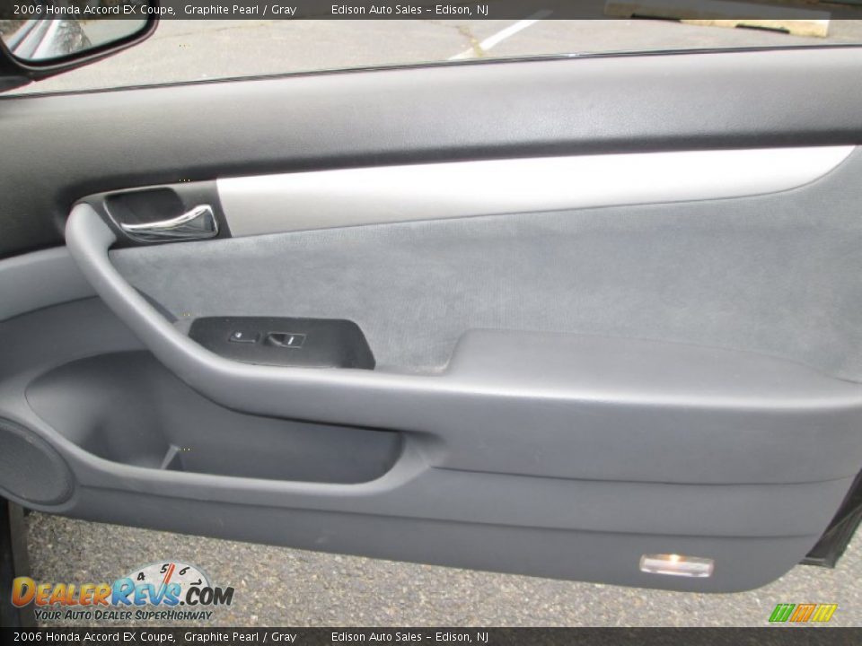 2006 Honda Accord EX Coupe Graphite Pearl / Gray Photo #27