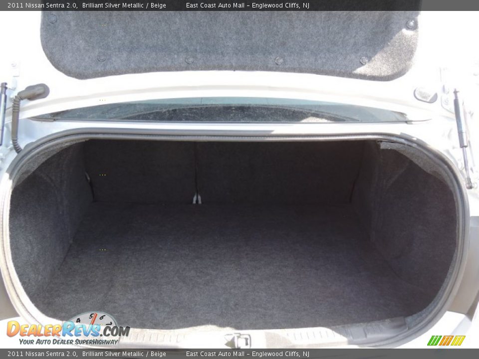 2011 Nissan Sentra 2.0 Brilliant Silver Metallic / Beige Photo #7