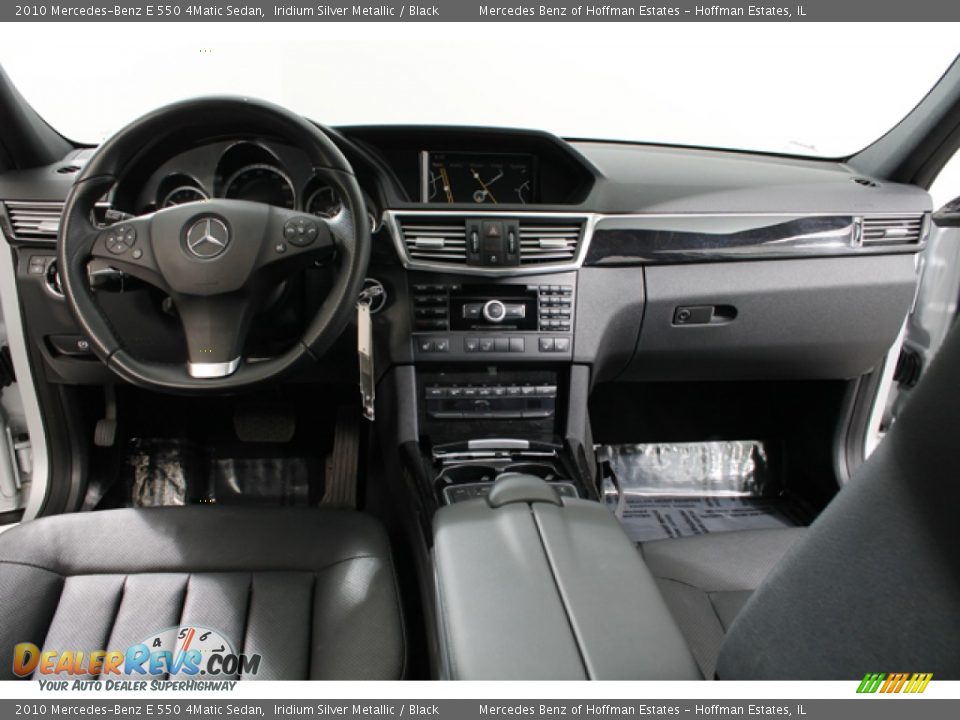 2010 Mercedes-Benz E 550 4Matic Sedan Iridium Silver Metallic / Black Photo #6