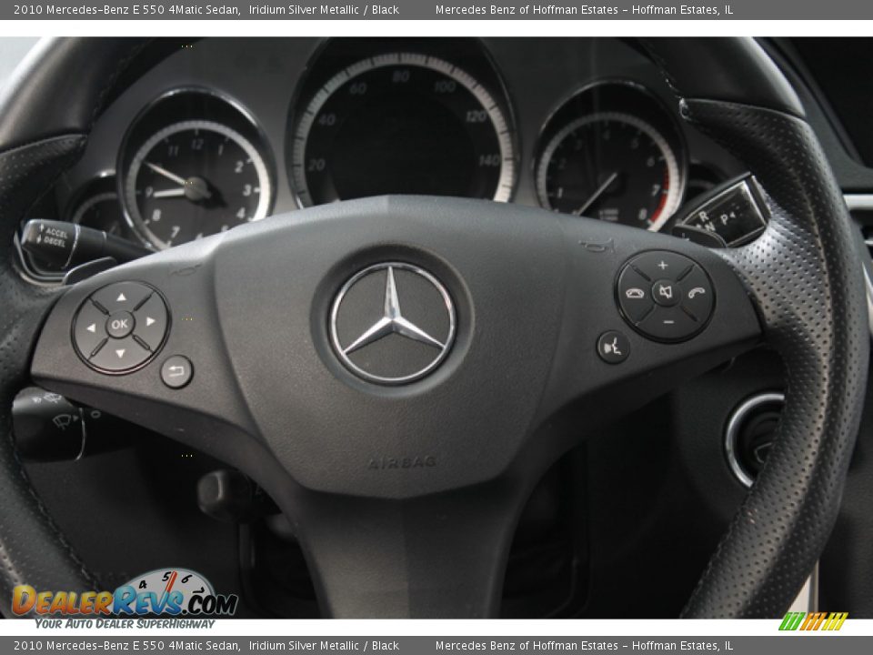 2010 Mercedes-Benz E 550 4Matic Sedan Iridium Silver Metallic / Black Photo #8
