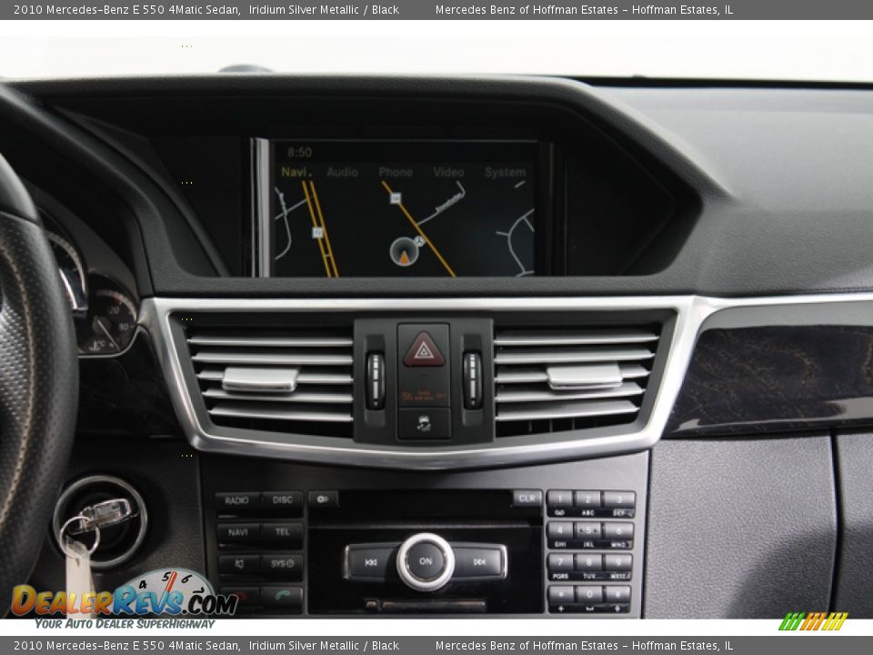 2010 Mercedes-Benz E 550 4Matic Sedan Iridium Silver Metallic / Black Photo #10