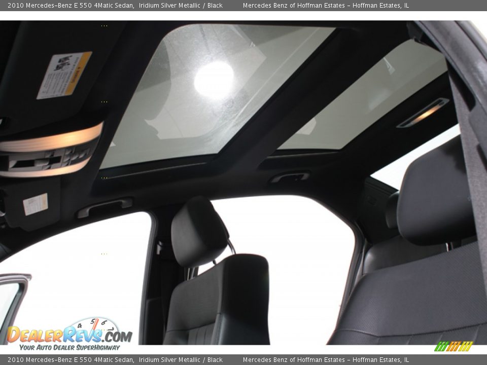 2010 Mercedes-Benz E 550 4Matic Sedan Iridium Silver Metallic / Black Photo #23