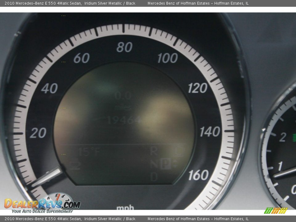 2010 Mercedes-Benz E 550 4Matic Sedan Iridium Silver Metallic / Black Photo #25