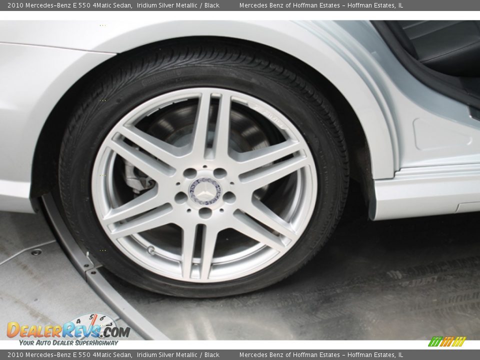 2010 Mercedes-Benz E 550 4Matic Sedan Iridium Silver Metallic / Black Photo #28