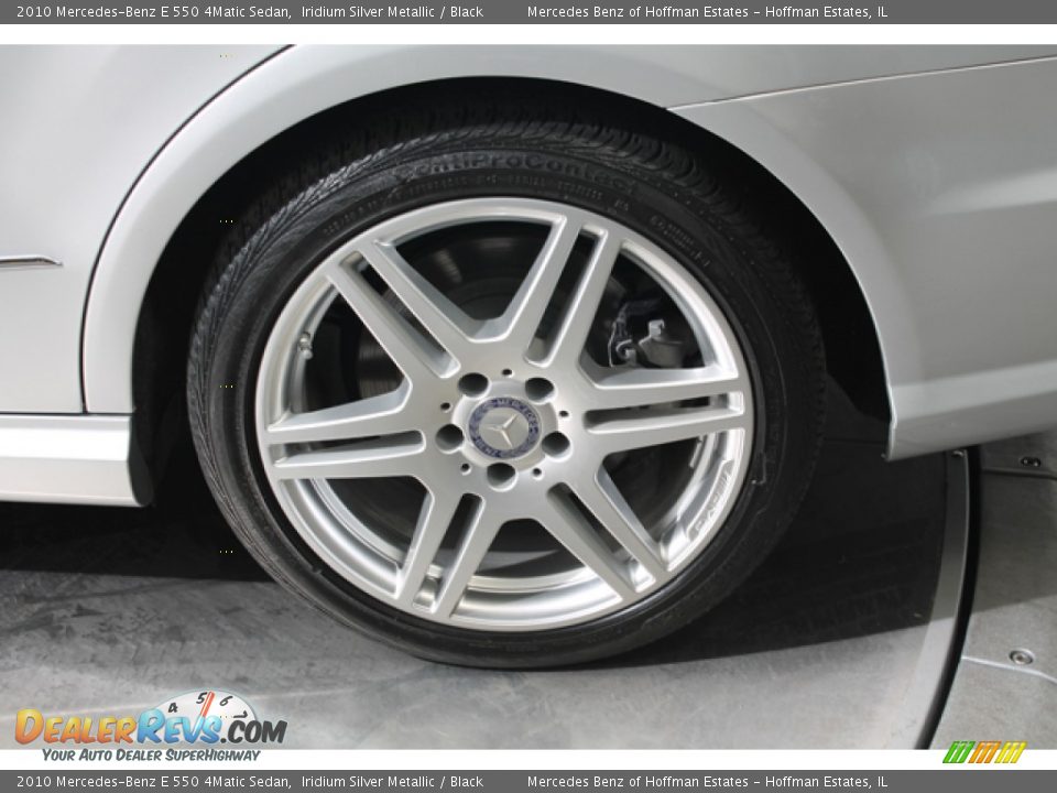 2010 Mercedes-Benz E 550 4Matic Sedan Iridium Silver Metallic / Black Photo #29