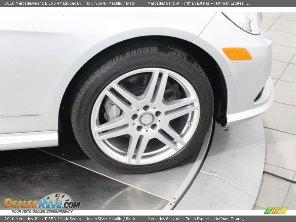 2010 Mercedes-Benz E 550 4Matic Sedan Iridium Silver Metallic / Black Photo #30