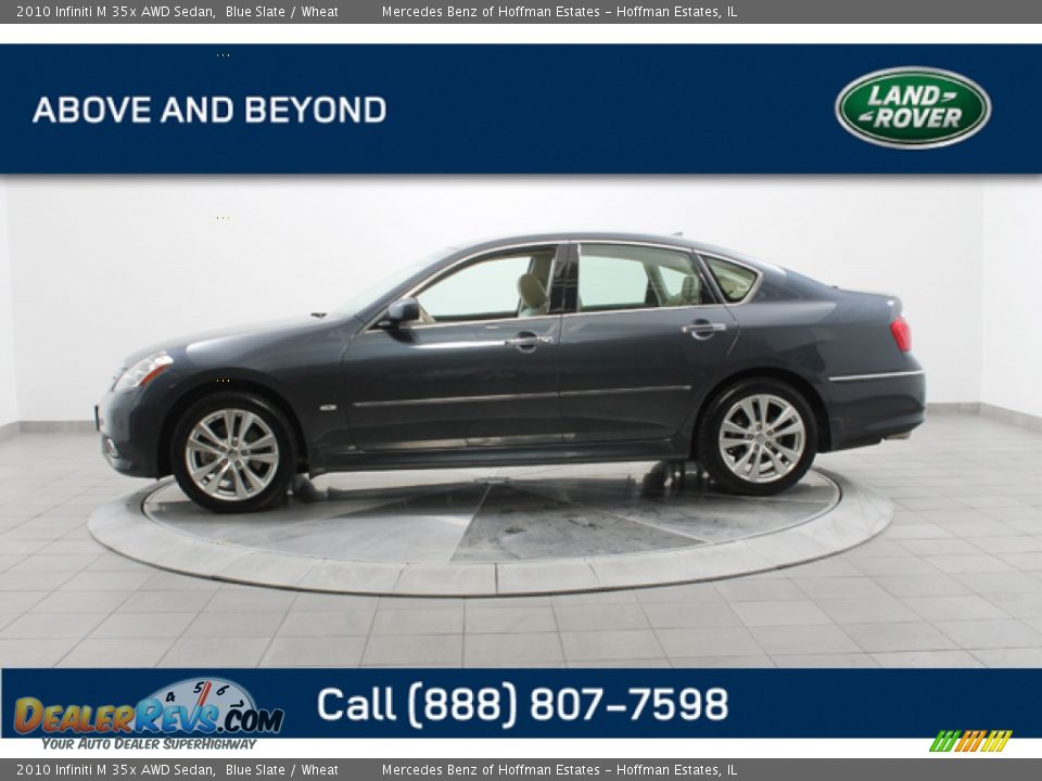 2010 Infiniti M 35x AWD Sedan Blue Slate / Wheat Photo #2