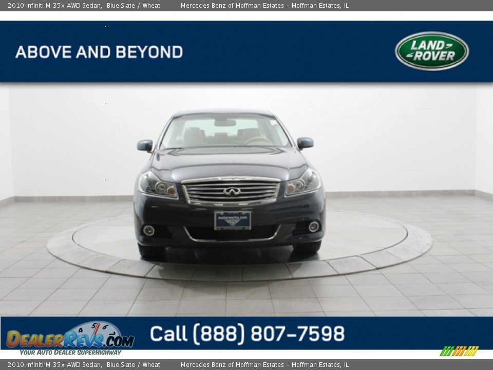2010 Infiniti M 35x AWD Sedan Blue Slate / Wheat Photo #3