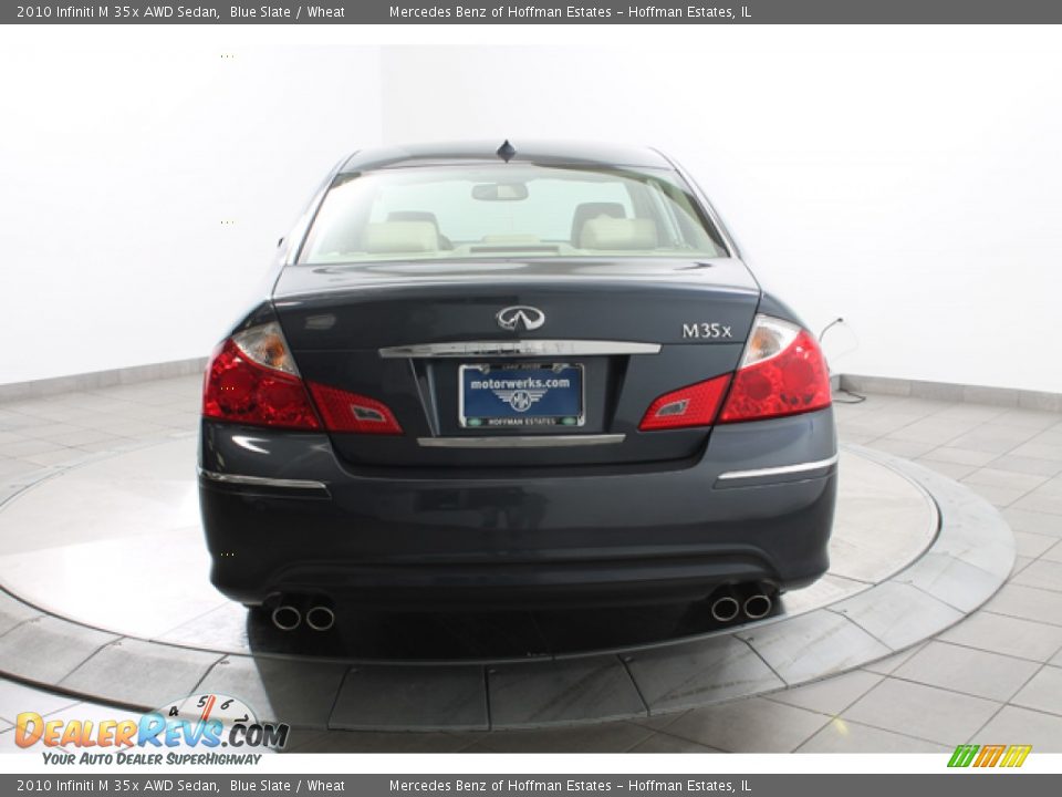 2010 Infiniti M 35x AWD Sedan Blue Slate / Wheat Photo #4