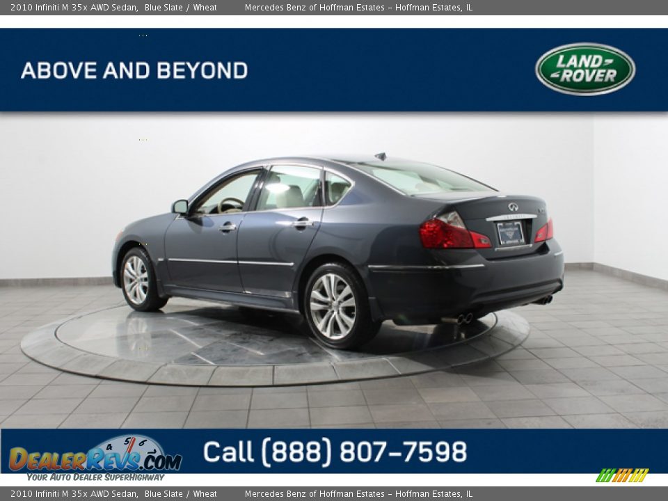 2010 Infiniti M 35x AWD Sedan Blue Slate / Wheat Photo #5