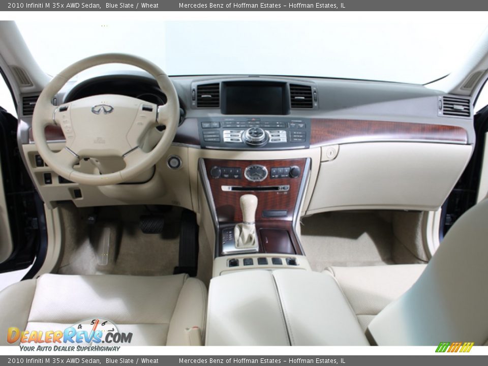 2010 Infiniti M 35x AWD Sedan Blue Slate / Wheat Photo #6