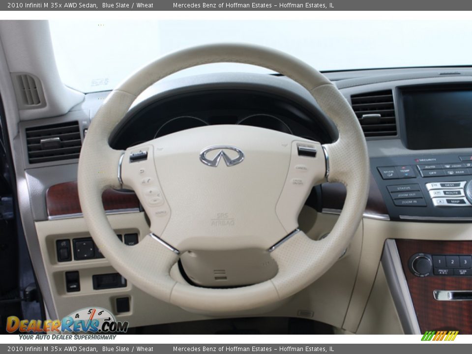 2010 Infiniti M 35x AWD Sedan Blue Slate / Wheat Photo #7