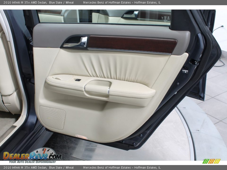 2010 Infiniti M 35x AWD Sedan Blue Slate / Wheat Photo #14