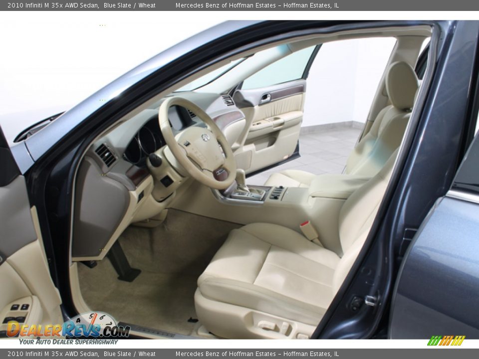 2010 Infiniti M 35x AWD Sedan Blue Slate / Wheat Photo #18