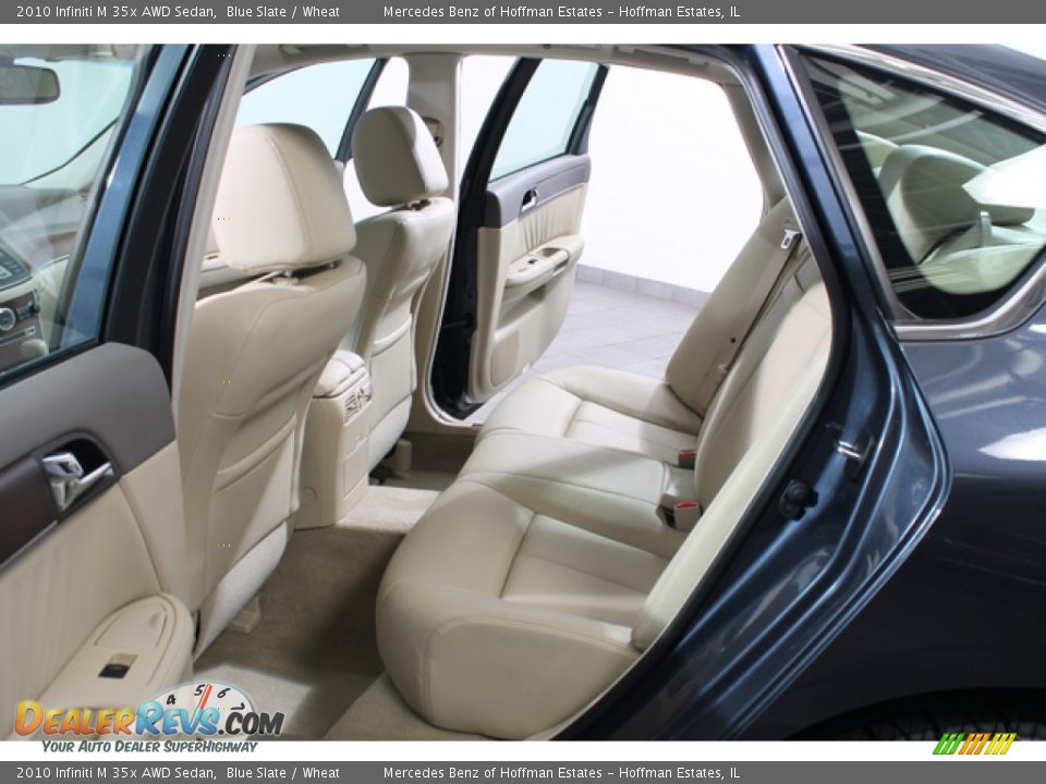 2010 Infiniti M 35x AWD Sedan Blue Slate / Wheat Photo #19
