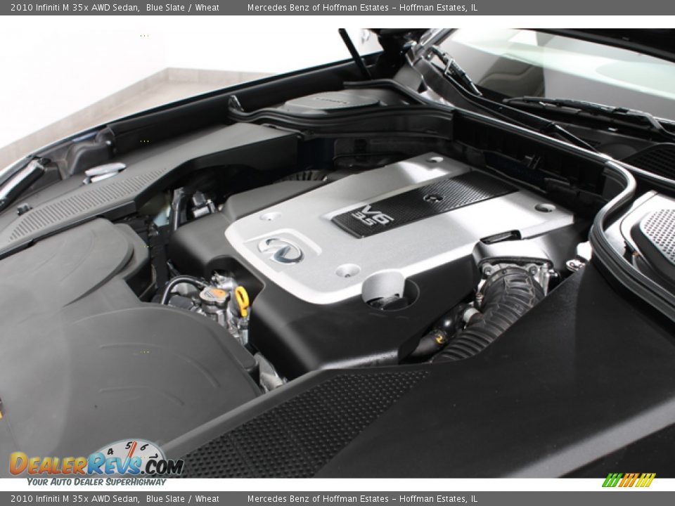 2010 Infiniti M 35x AWD Sedan Blue Slate / Wheat Photo #25