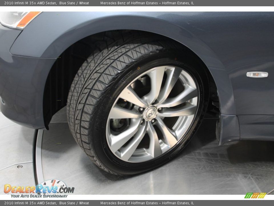 2010 Infiniti M 35x AWD Sedan Blue Slate / Wheat Photo #27