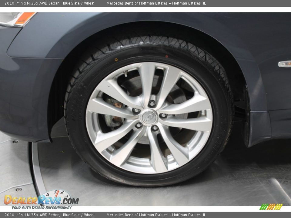 2010 Infiniti M 35x AWD Sedan Blue Slate / Wheat Photo #29
