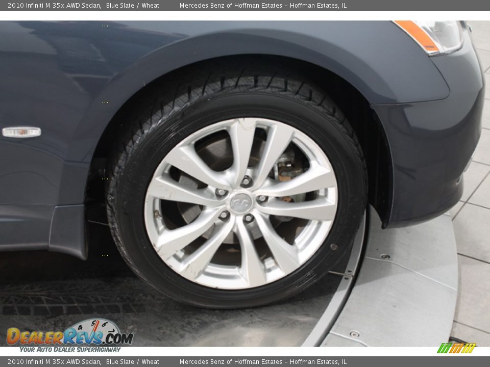 2010 Infiniti M 35x AWD Sedan Blue Slate / Wheat Photo #30