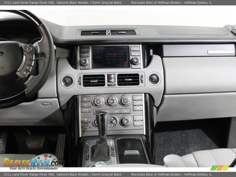2011 Land Rover Range Rover HSE Santorini Black Metallic / Storm Grey/Jet Black Photo #9