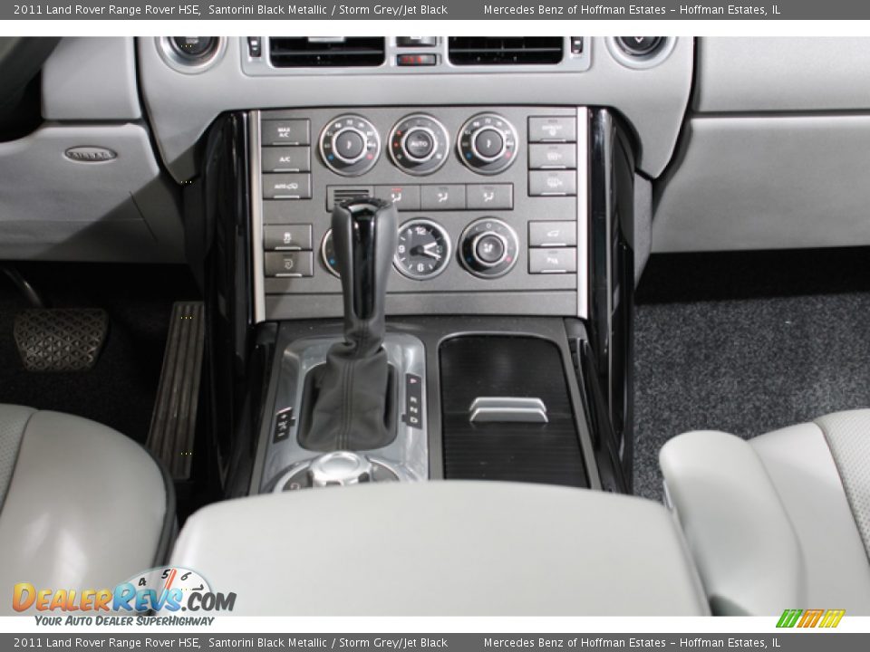 2011 Land Rover Range Rover HSE Santorini Black Metallic / Storm Grey/Jet Black Photo #11