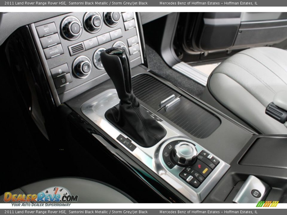 2011 Land Rover Range Rover HSE Santorini Black Metallic / Storm Grey/Jet Black Photo #12