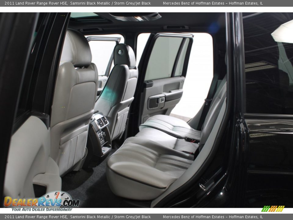 2011 Land Rover Range Rover HSE Santorini Black Metallic / Storm Grey/Jet Black Photo #19