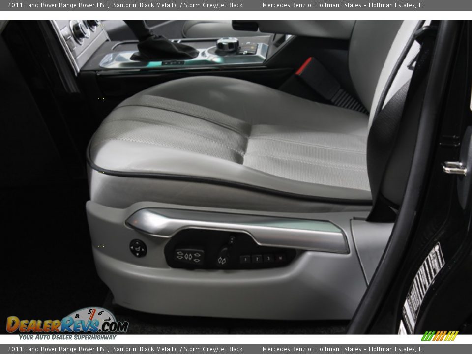2011 Land Rover Range Rover HSE Santorini Black Metallic / Storm Grey/Jet Black Photo #20
