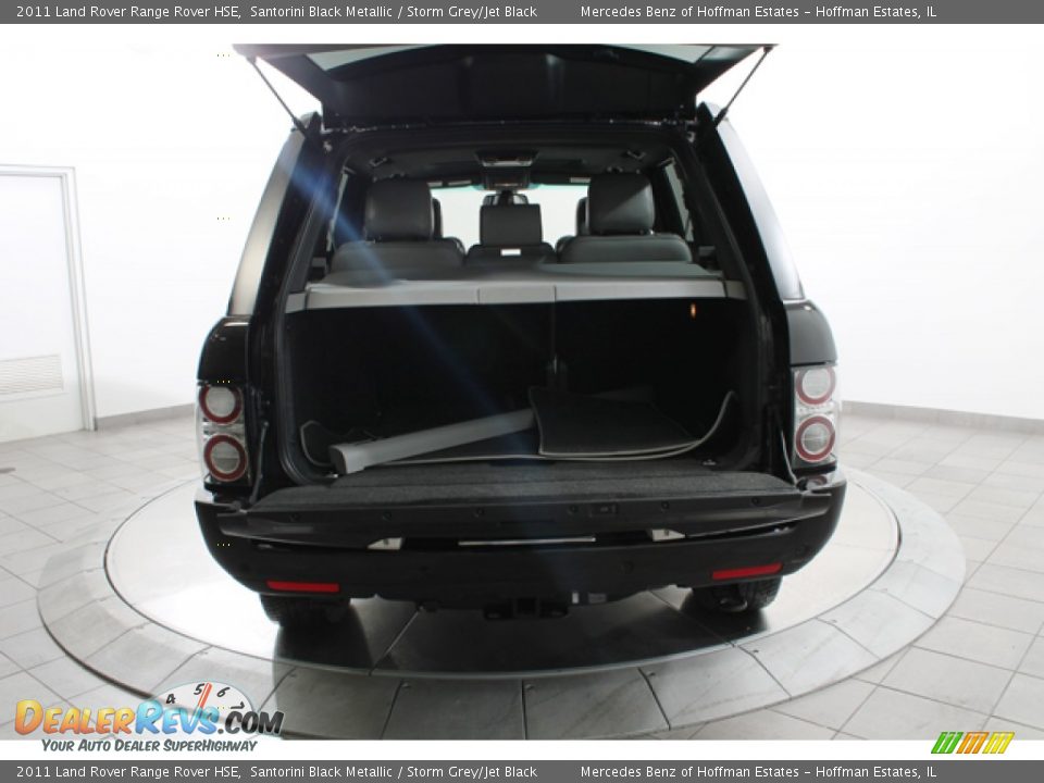 2011 Land Rover Range Rover HSE Santorini Black Metallic / Storm Grey/Jet Black Photo #23