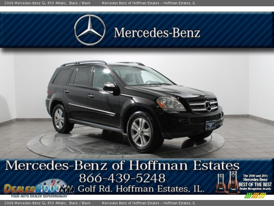 2009 Mercedes-Benz GL 450 4Matic Black / Black Photo #1