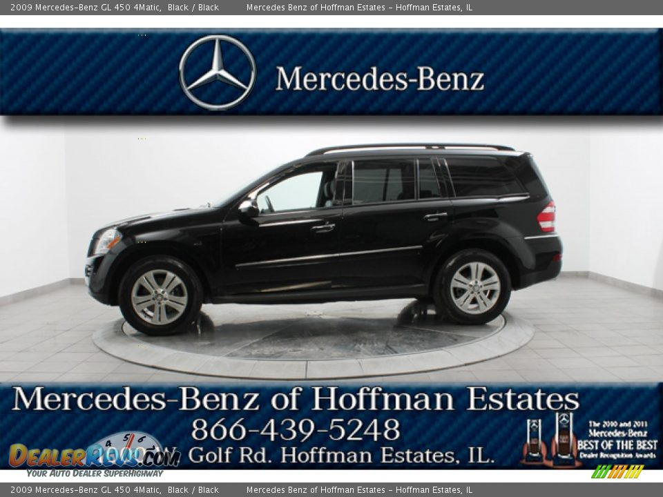 2009 Mercedes-Benz GL 450 4Matic Black / Black Photo #2