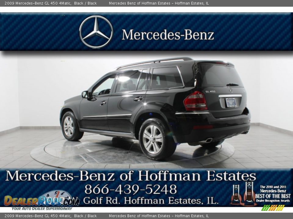 2009 Mercedes-Benz GL 450 4Matic Black / Black Photo #5