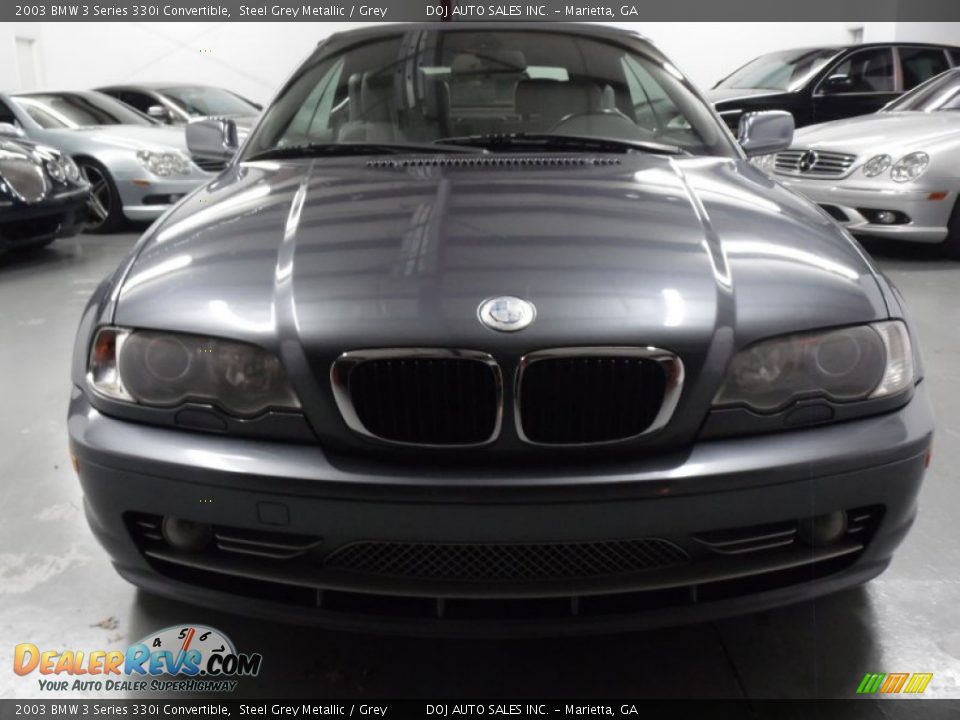 2003 BMW 3 Series 330i Convertible Steel Grey Metallic / Grey Photo #4