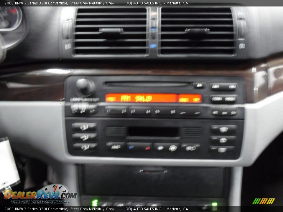 2003 BMW 3 Series 330i Convertible Steel Grey Metallic / Grey Photo #21
