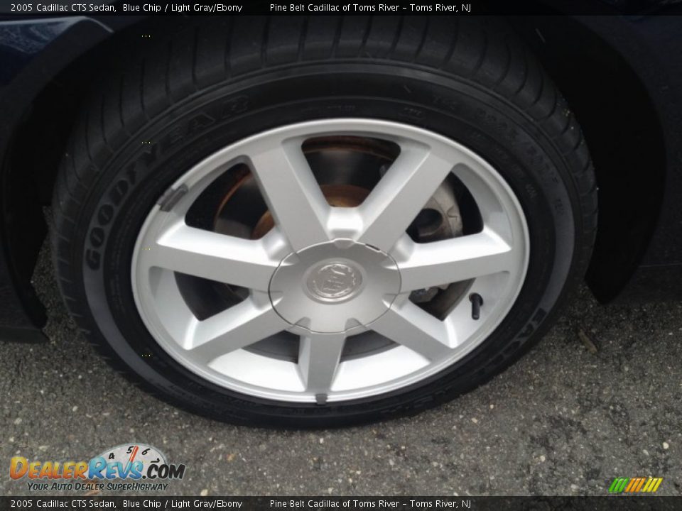 2005 Cadillac CTS Sedan Blue Chip / Light Gray/Ebony Photo #3
