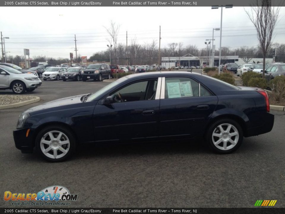 2005 Cadillac CTS Sedan Blue Chip / Light Gray/Ebony Photo #4