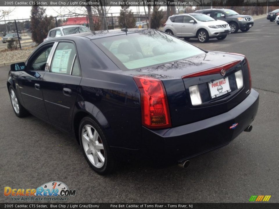 2005 Cadillac CTS Sedan Blue Chip / Light Gray/Ebony Photo #5