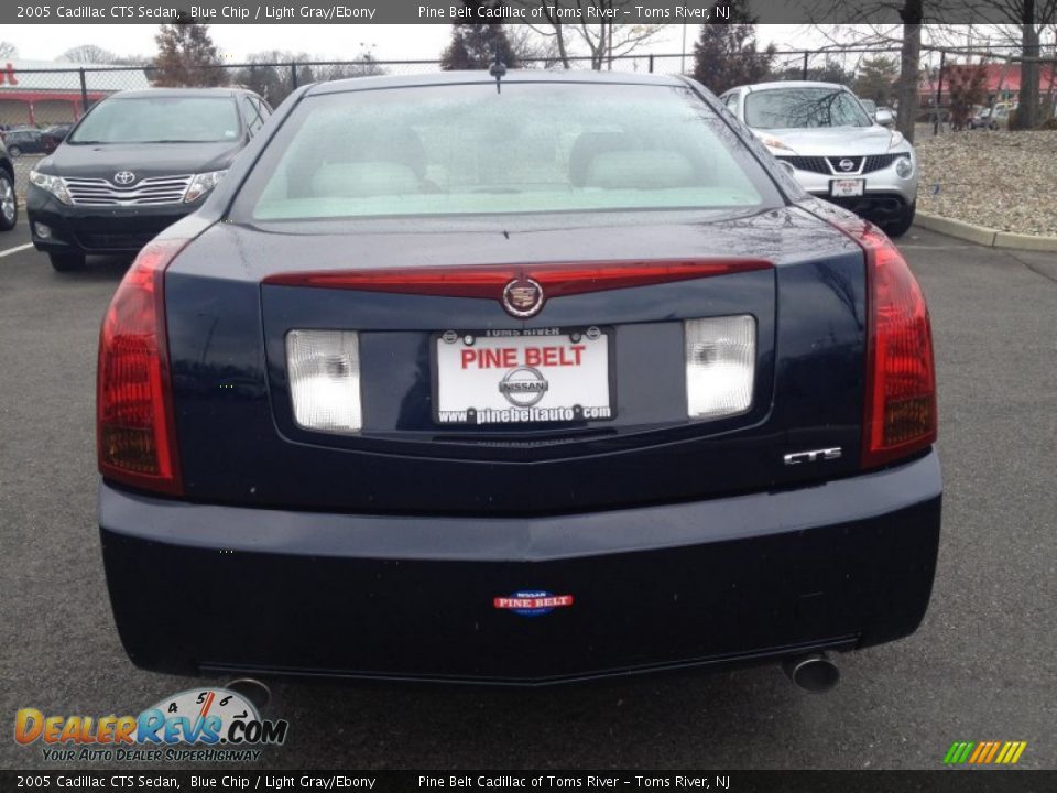2005 Cadillac CTS Sedan Blue Chip / Light Gray/Ebony Photo #6