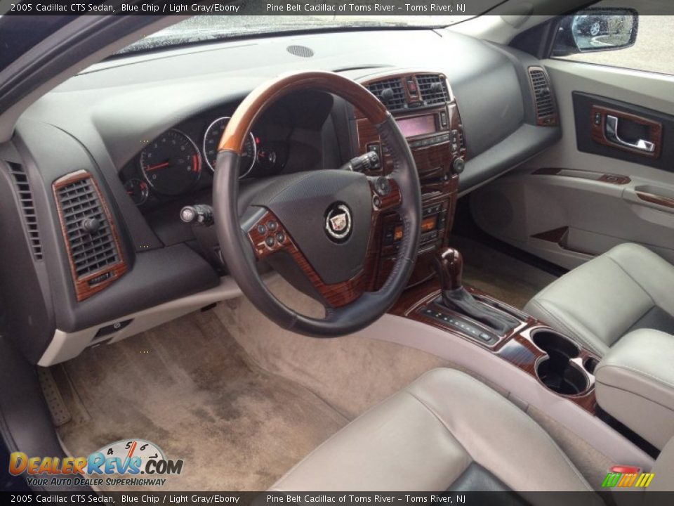 2005 Cadillac CTS Sedan Blue Chip / Light Gray/Ebony Photo #9