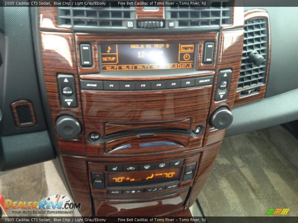 2005 Cadillac CTS Sedan Blue Chip / Light Gray/Ebony Photo #13