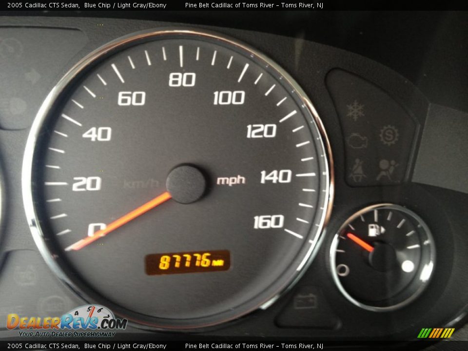 2005 Cadillac CTS Sedan Blue Chip / Light Gray/Ebony Photo #14