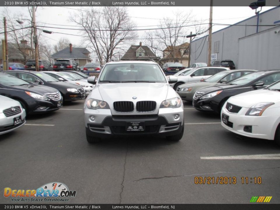 2010 BMW X5 xDrive30i Titanium Silver Metallic / Black Photo #1