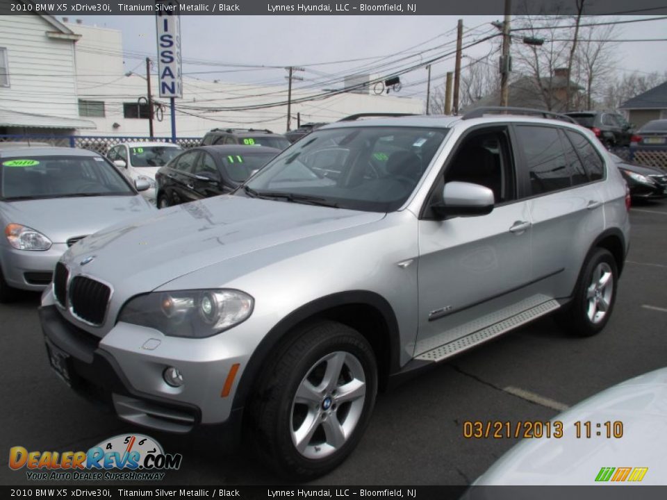 2010 BMW X5 xDrive30i Titanium Silver Metallic / Black Photo #3