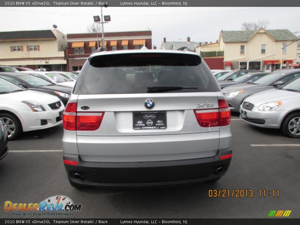 2010 BMW X5 xDrive30i Titanium Silver Metallic / Black Photo #5