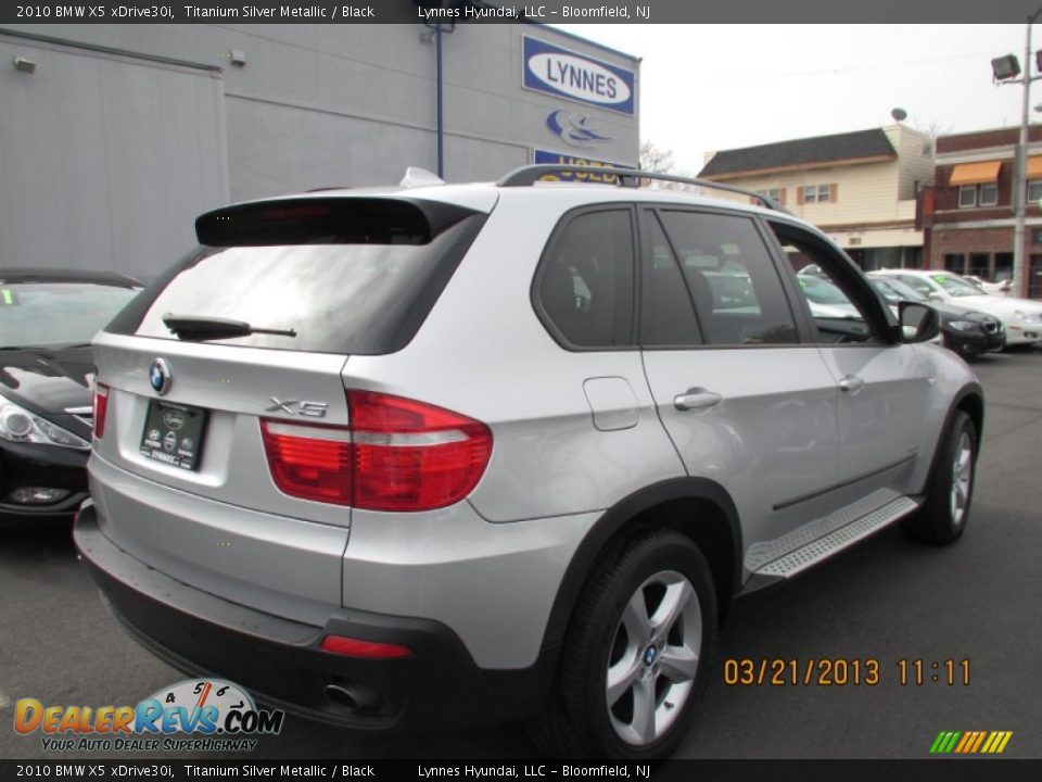2010 BMW X5 xDrive30i Titanium Silver Metallic / Black Photo #6
