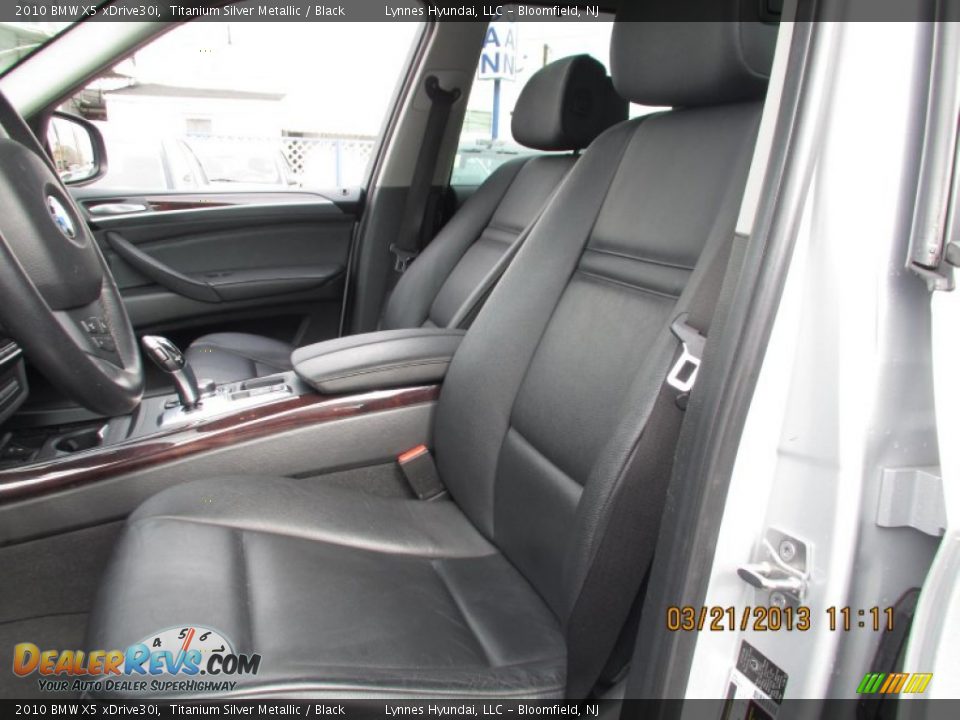 2010 BMW X5 xDrive30i Titanium Silver Metallic / Black Photo #8